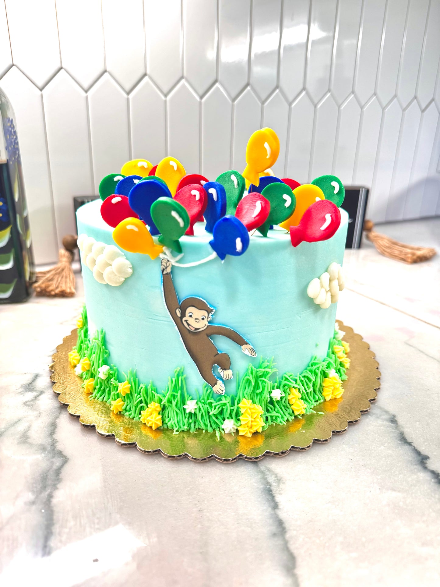 Character-Themed Birthday Cake