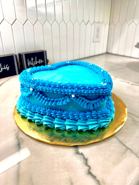 Vintage Heart Cake