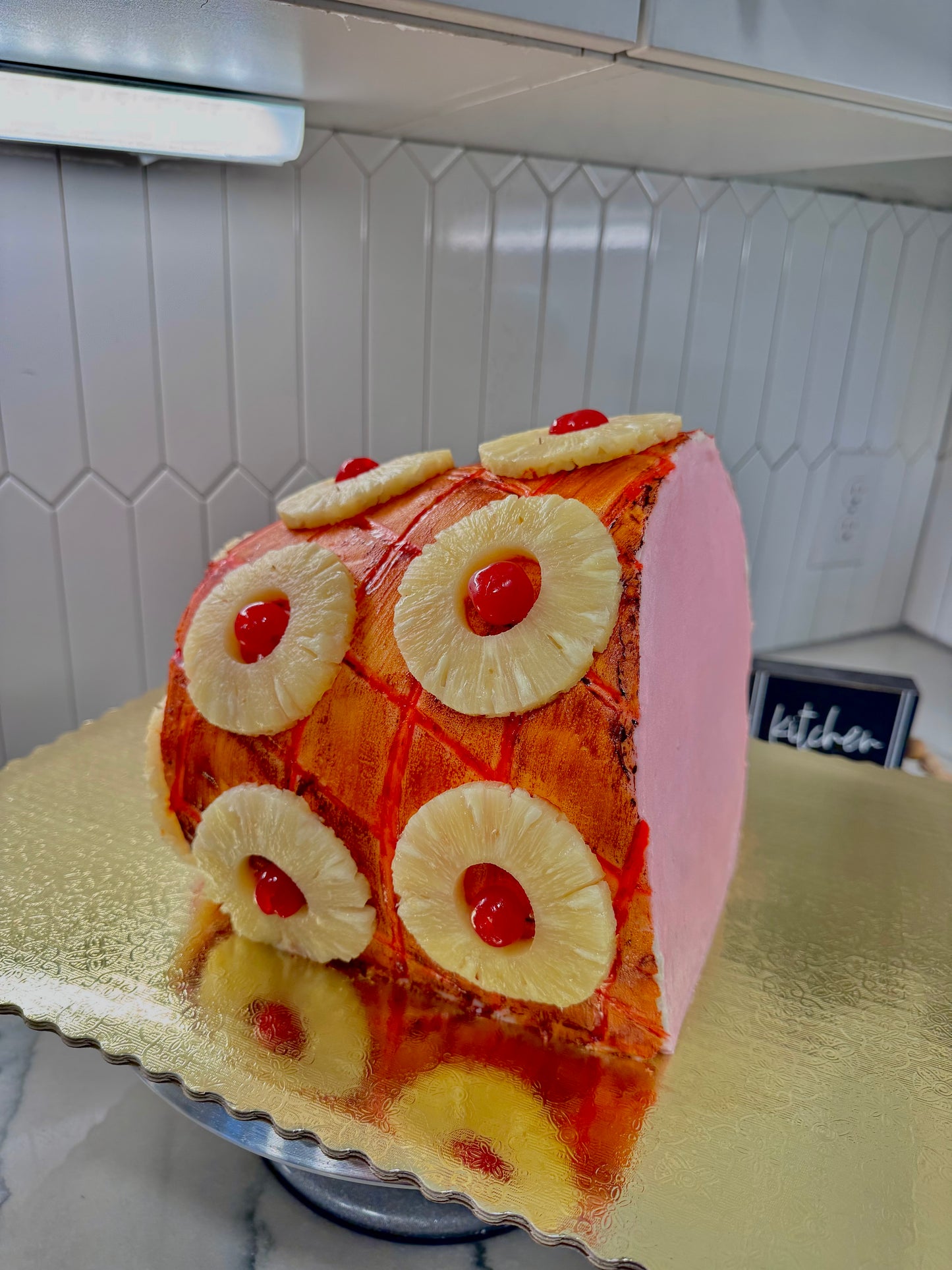 3D Ham Cake
