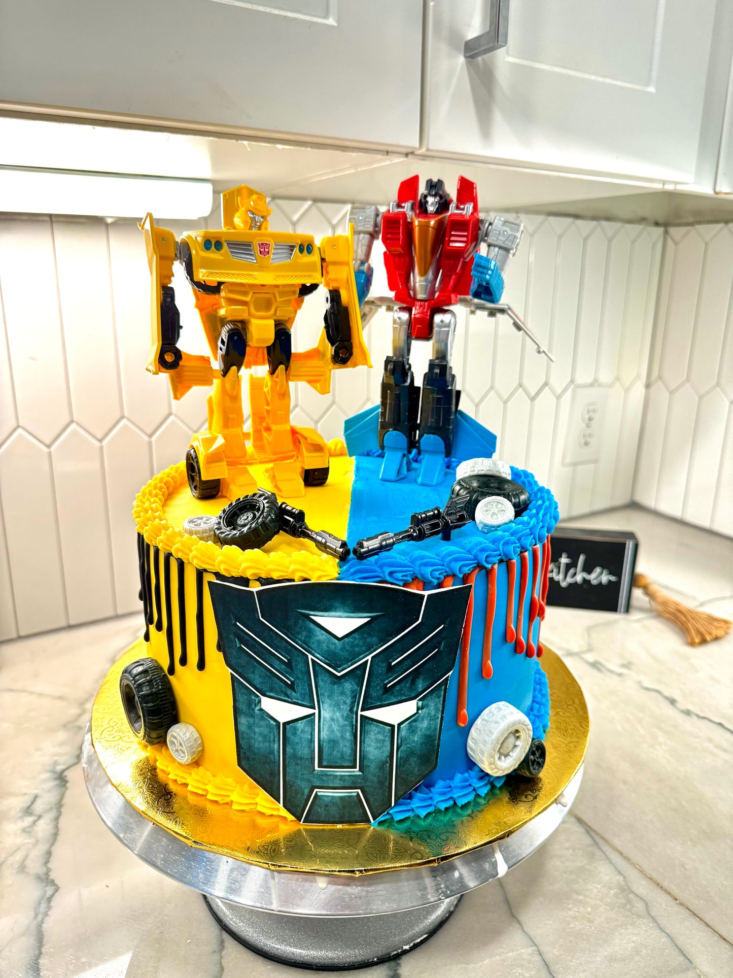 Transformers Birthday Cake